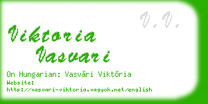 viktoria vasvari business card